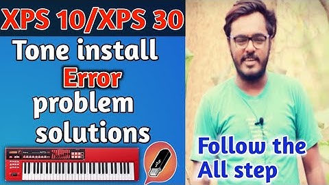 Xps 10 backup tone Error problem solution |Roland xps 10 backup problem solve|Xps 10 svd error solve