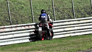 Biker Motorräder auf der Nürburgring Nordschleife