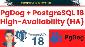 PgDog + PostgreSQL 18 Hoge Beschikbaarheid (HA) op Ubuntu 24.04 LTS #pgdog #postgresql18 #postgresql
