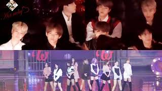 20181106 BTS' Reaction to Twice Performance @ MGA