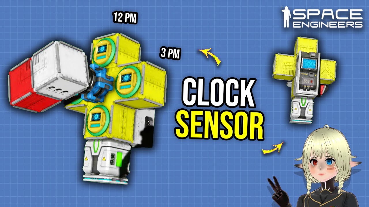 This Trick Makes Clock Time Sensor Possible, Space Engineers