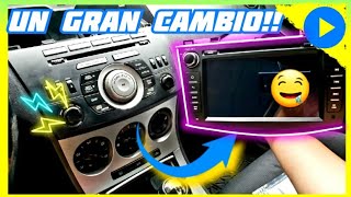 ¿Cómo instalar pantalla para mazda 3 2010 - 2013? (Estereo EONON con Android)