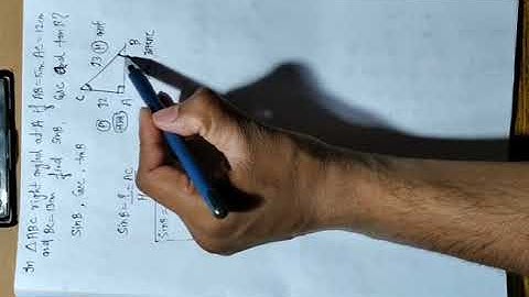 In triangle ABC right angled at A if AB=5cm, AC=12cm and BC=13cm. find sinB, cosC and tanB?....