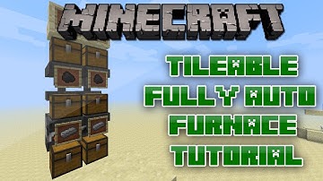 Minecraft: Tileable Fully Automatic Furnace Tutorial | 13w02a