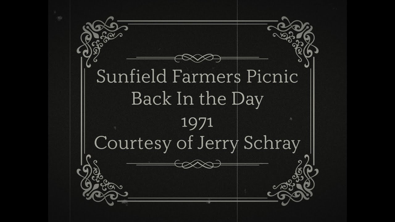 Sunfield Farmers Picnic Back In the Day (1971) YouTube