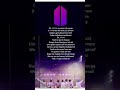 BTS we are bulletproof, eternal Lyrics #BTS #ARMY #wearebulletproof