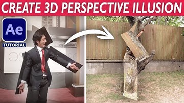 Create 3D PICTURE PERSPECTIVE ILLUSION like Zach King! - After Effects VFX Tutorial