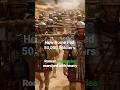 How Rome Fed 50,000 Soldiers Without Trucks #historyshorts #shorts #romanarmy