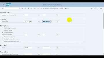 SCM600-Exercise 8.2 Collective Processing for Picking (SAP SD Tutorial)