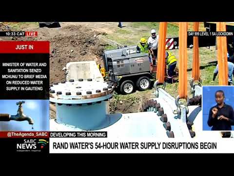 Rand Water says there will not be a total shutdown of water - Chriselda Lewis updates
