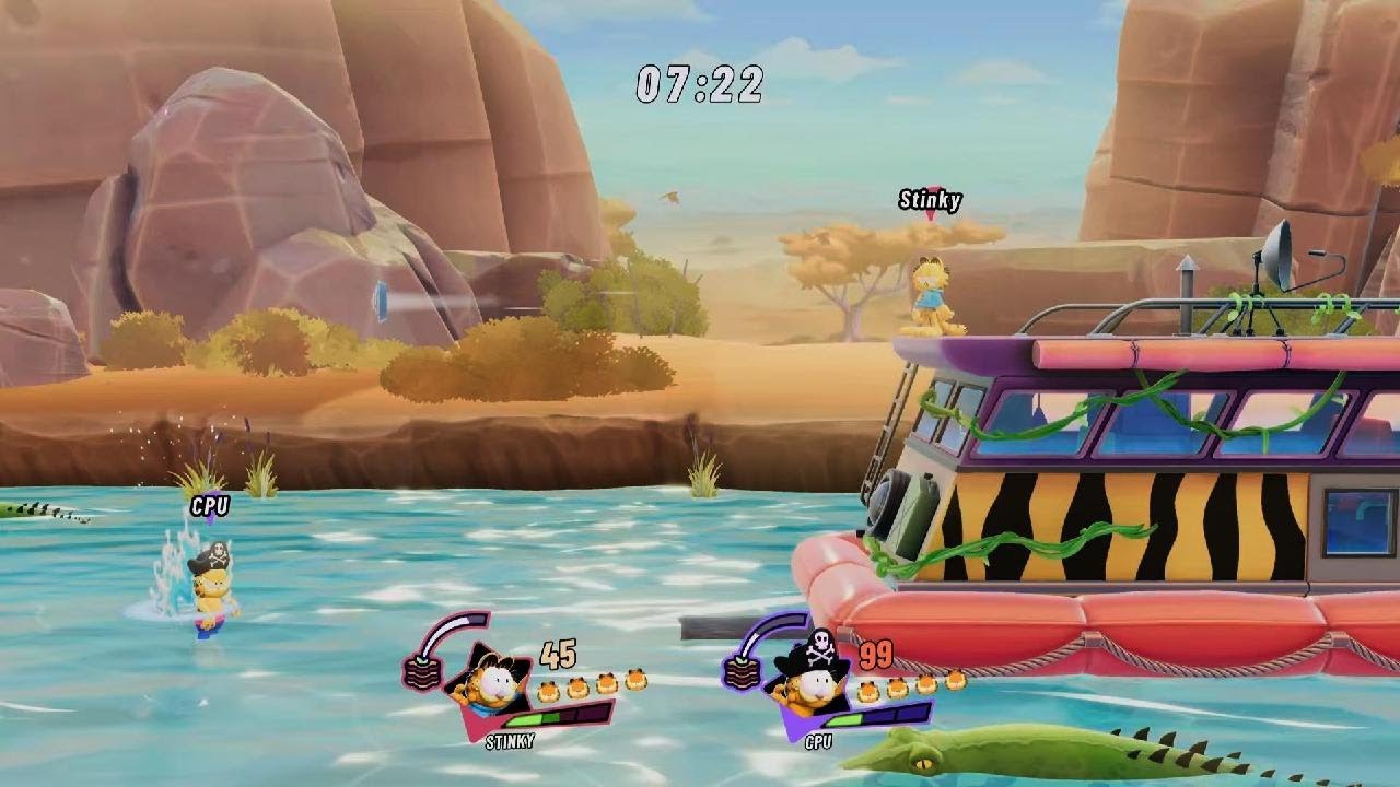 Garfield Vs Garfield|Nickelodeon All-Star Brawl 2