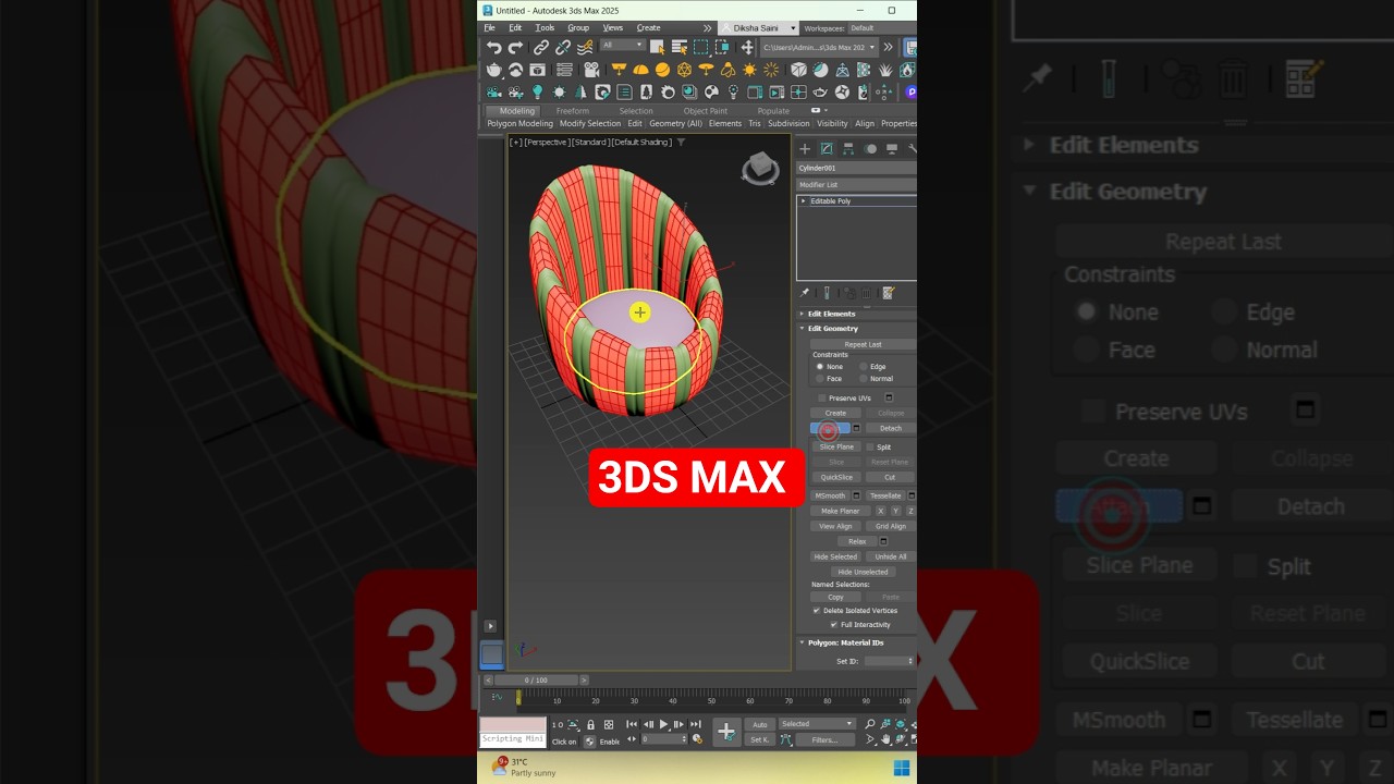 ✅ Realistic Sofa in 3ds Max 🛋️ | Quick Modeling Tip | 3ds Max Tutorial