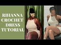 TUTORIAL RIHANNA INSPIRED CROCHET HALTER DRESS - YouTube TUTORIAL RIHANNA INSPIRED CROCHET HALTER DRESS - YouTube