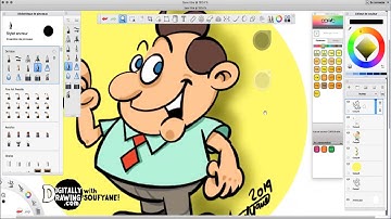 Drawing a Comics Character Using Autodesk Sketchbook Pro