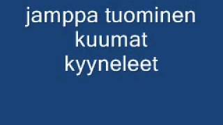 jamppa tuominen kuumat kyyneleet chords