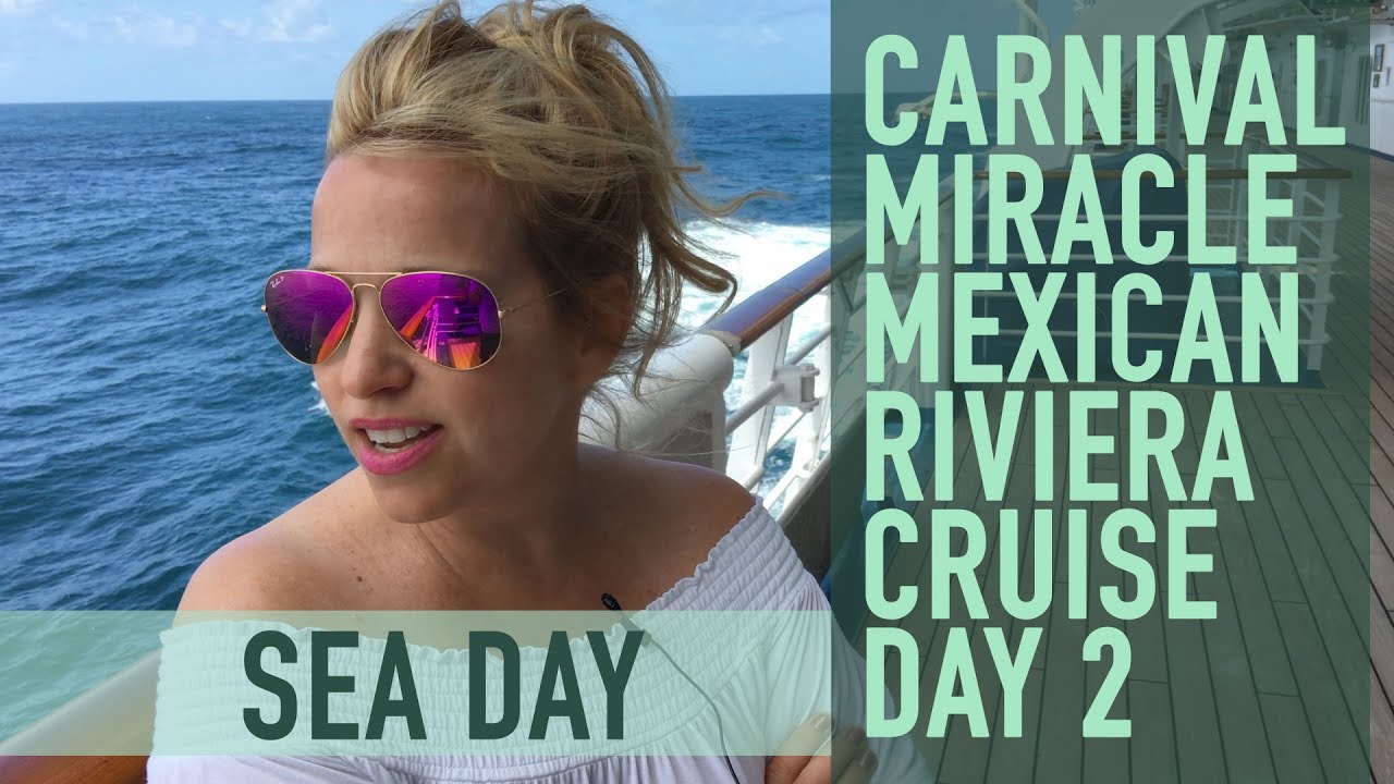 Carnival Miracle Cruise Vlog - Day 2 Sea Day