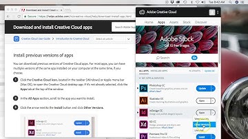 Install Previous Adobe CC Versions