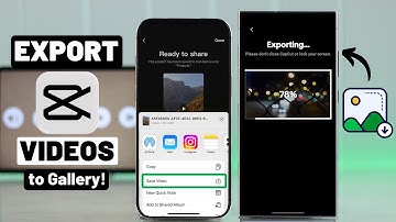 How To- Save (Export) Video From CapCut To Gallery!