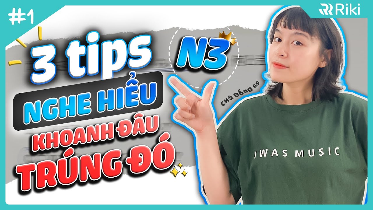 MẸO LÀM BÀI THI NGHE HIỂU JLPT N3 l BÀI MÔ TẢ TRANH