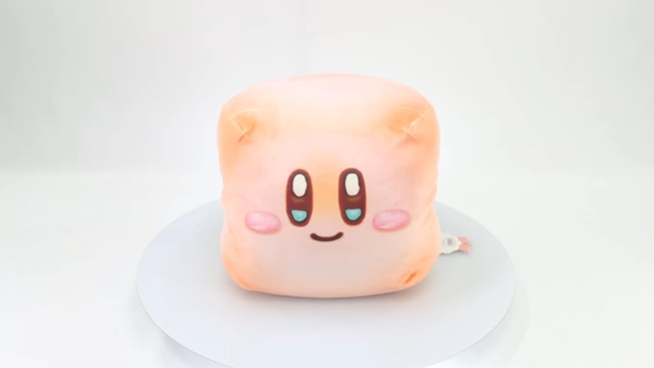 Kirby Big Nap Cushion Bakery Kirby (Arm Holes) Plush Video