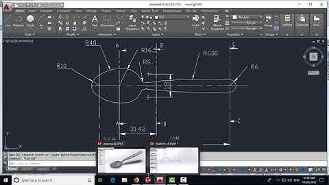 vẽ muỗng trên solidworks