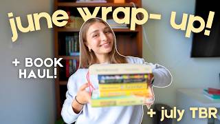 everything i read in june 📚⭐️ july tbr   book haul