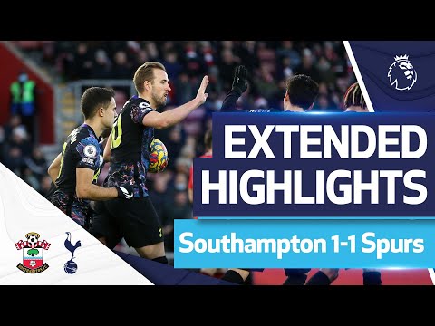 Spurs held by 10-man Saints | EXTENDED HIGHLIGHTS | Southampton 1-1 Spurs