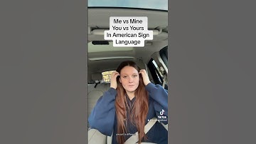 Learn How To Sign "Me vs Mine" in ASL for Beginners | American Sign Language #shorts