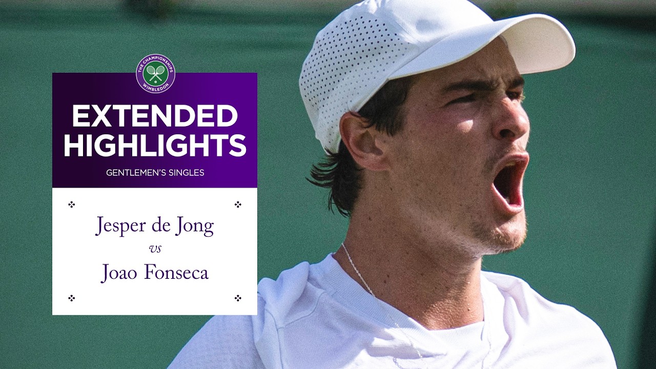 Fonseca on type! | Jesper de Jong v Joao Fonseca | Prolonged Highlights | Wimbledon 2026