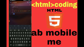 mobile me html coding kaise kare | best android apps for programmers|#html #htmlcoding #htmltutorial