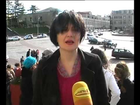 დღეს მთელს საქართველოში ისმის პროტესტი ძალადობის გამო