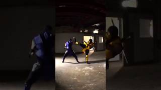 Sub Zero Vs Scorpion - Live Action (Part 1) #mortalkombat #mk1