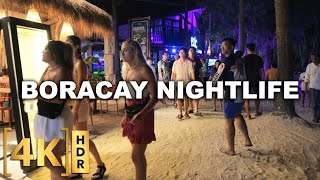 NIGHTLIFE Tour in BORACAY! | 2023 Best New Clubs \& Bars Walking Tour | Station 1-3 | Philippines