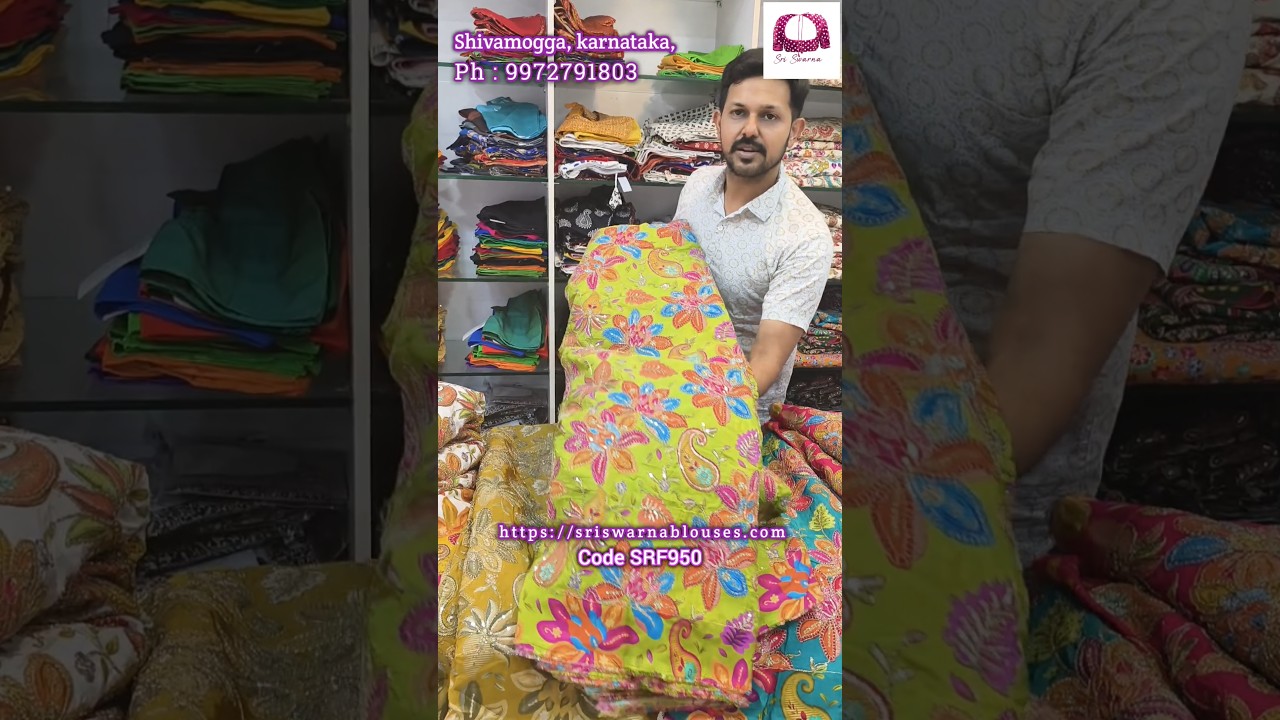 Heavy Crape Fabric Now you can book  our website 