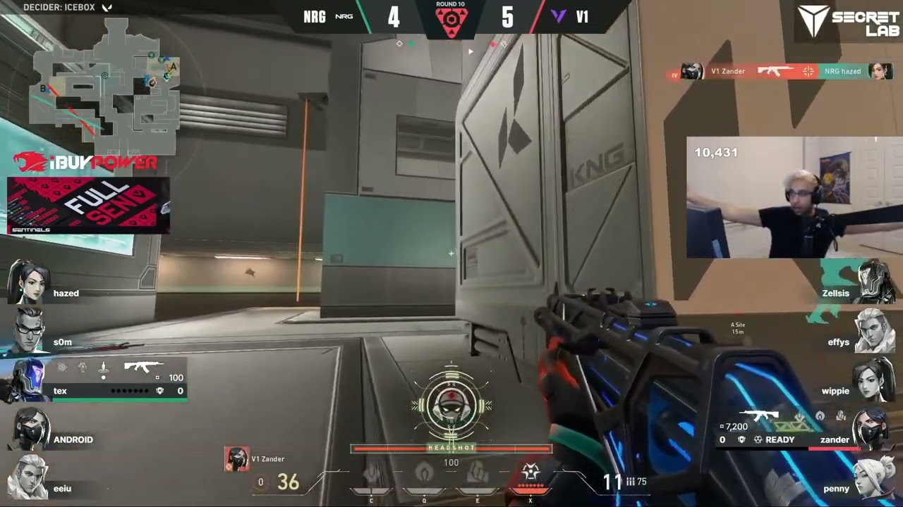 ShahZam reacts to insane V1 Zander's clutch ace on ICEBOX