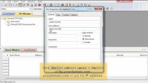 HostMetro - FTP - CuteFTP Configuration