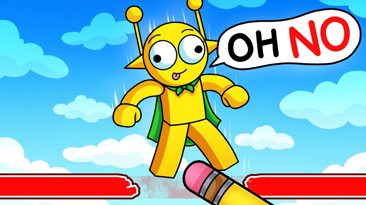 DIBUJA PARA SOBREVIVIR en ROBLOX! ✏️😱