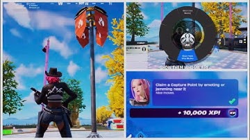 How to Easily Claim a CapturePoint by Emoting or Jamming Near It - Fortnite KPop Demon Hunter Quest