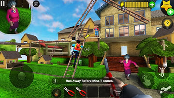 Scary Teacher 3D  Mod menu - troll Miss T so funny everyday (android, ios) part 1299