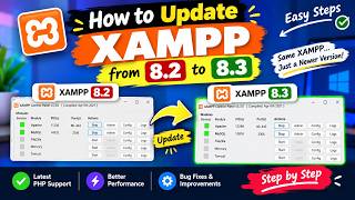 How to Update XAMPP PHP Version to 8.3 | Upgrade PHP in XAMPP on Windows