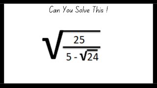 Nice Algebra Square Root Math Simplification | Calculator Not Allowed