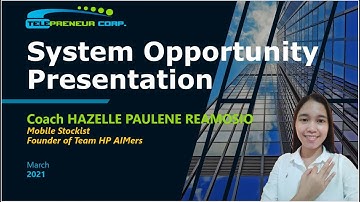 TPC SYSTEM OPPORTUNITY PRESENTATION | SOP 2021