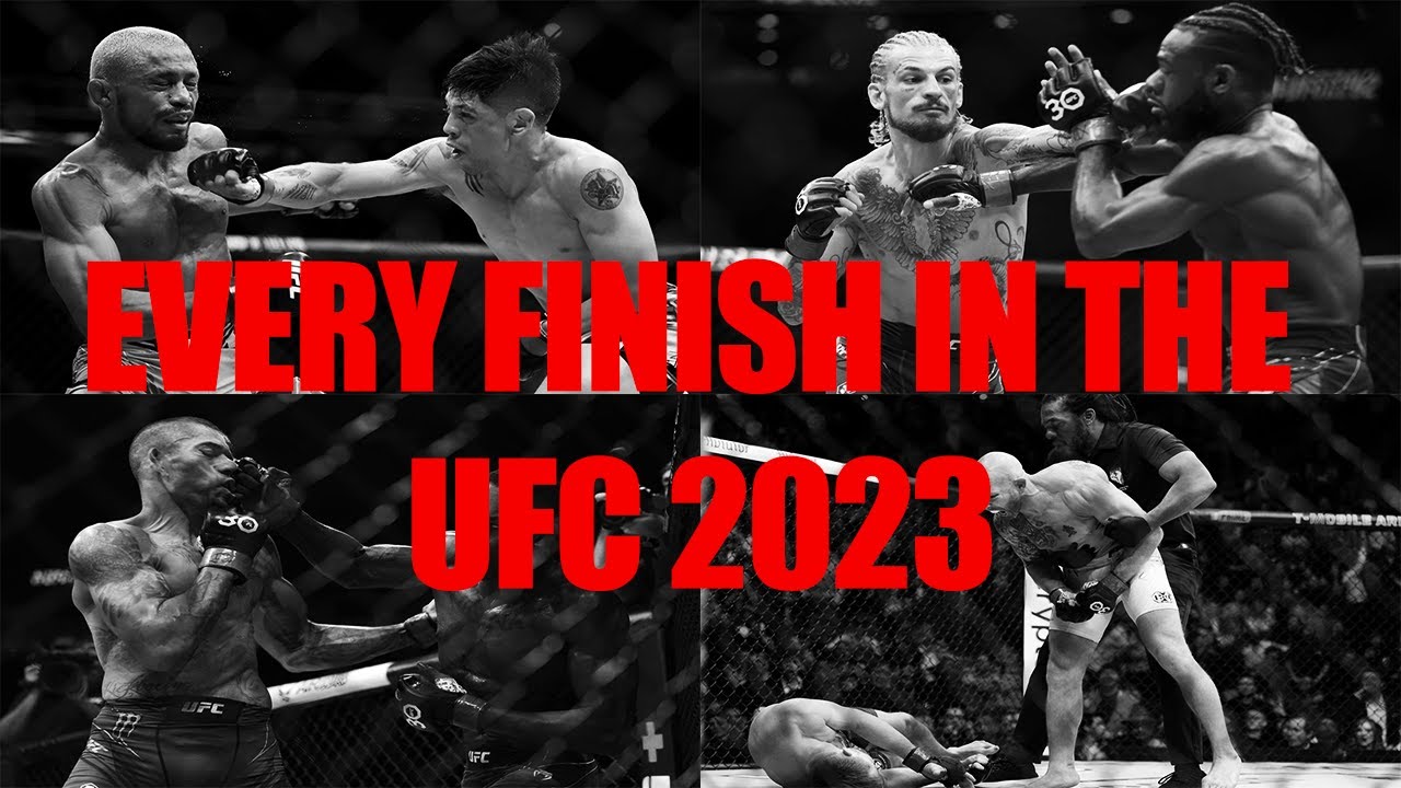 Every Finish in the UFC - KO and sub compilation - highlights - 2023 Edition