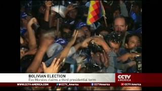 Bolivian incumbent president Evo Morales wins unprecedented 3rd term