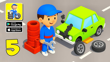 Busy Garage - Gameplay Walkthrough Part 5 - Refilling Gas Tanks (iOS, Android)