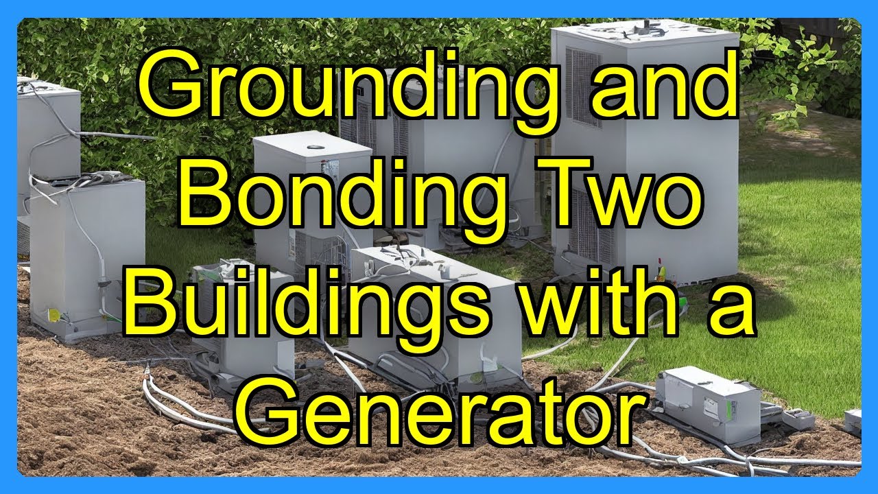 Grounding and Bonding Two Buildings with a Generator - YouTube