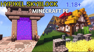 Best hypixel like server for mcpe 1.18 | A hypixel like Skyblock server showcase | Minecraft | Hindi