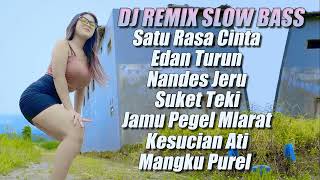 Dj Satu Rasa Cinta X Nandes Jeru Remix Terbaru Slow Bass Divana Project Full Album 2022