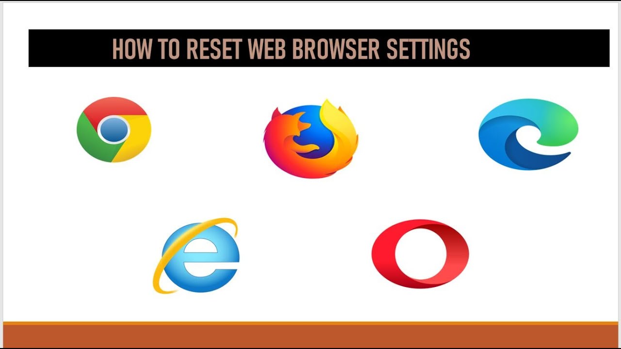 HOW TO RESET BROWSER SETTINGS | Chrome , Firefox , opera mini , Microsoft edge ,Internet explorer|