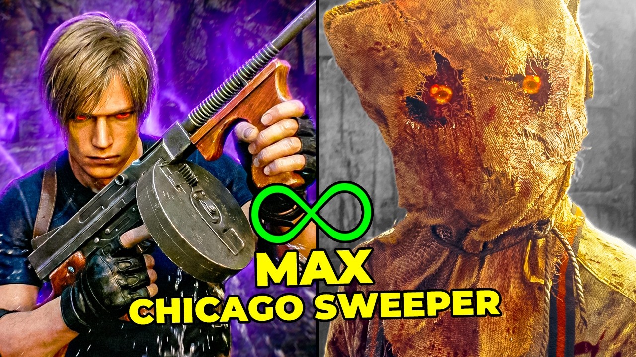 Max Infinity CHICAGO SWEEPER vs ALL Professional Bosses | Resident Evil 4